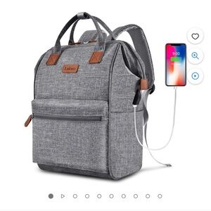 Lokass grey backpack